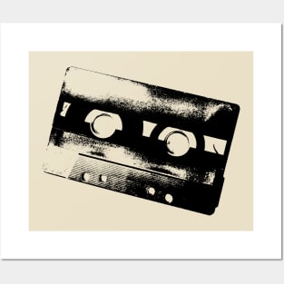 Vintage Cassette Tape Posters and Art
